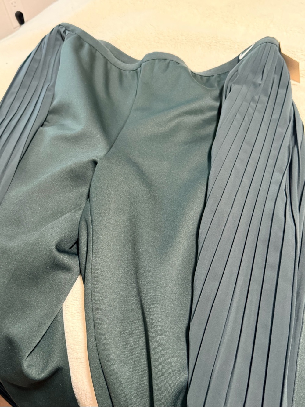 Nike Wide-Leg Joggers in Deep Teal